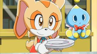 Sonic X Comparison Cream And Ella In A Kitchen Japanese Vs English