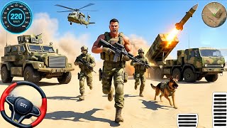 USA Army Truck Driving Cargo Games 2020-Us Offroad Army Track Driving Simulator...3D - Gameplay .... screenshot 3