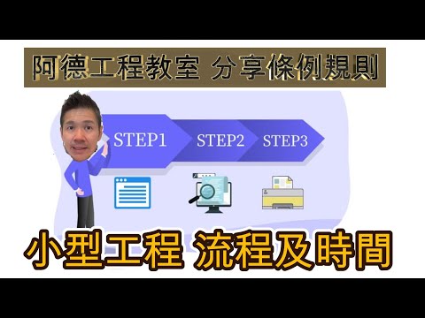 小型工程流程及時間 YouTube 影片縮圖