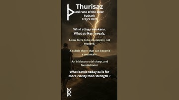 ⚡ #daily #challenge : #thurisaz ⚡ #rune of #trial, #revelation and #rawforce