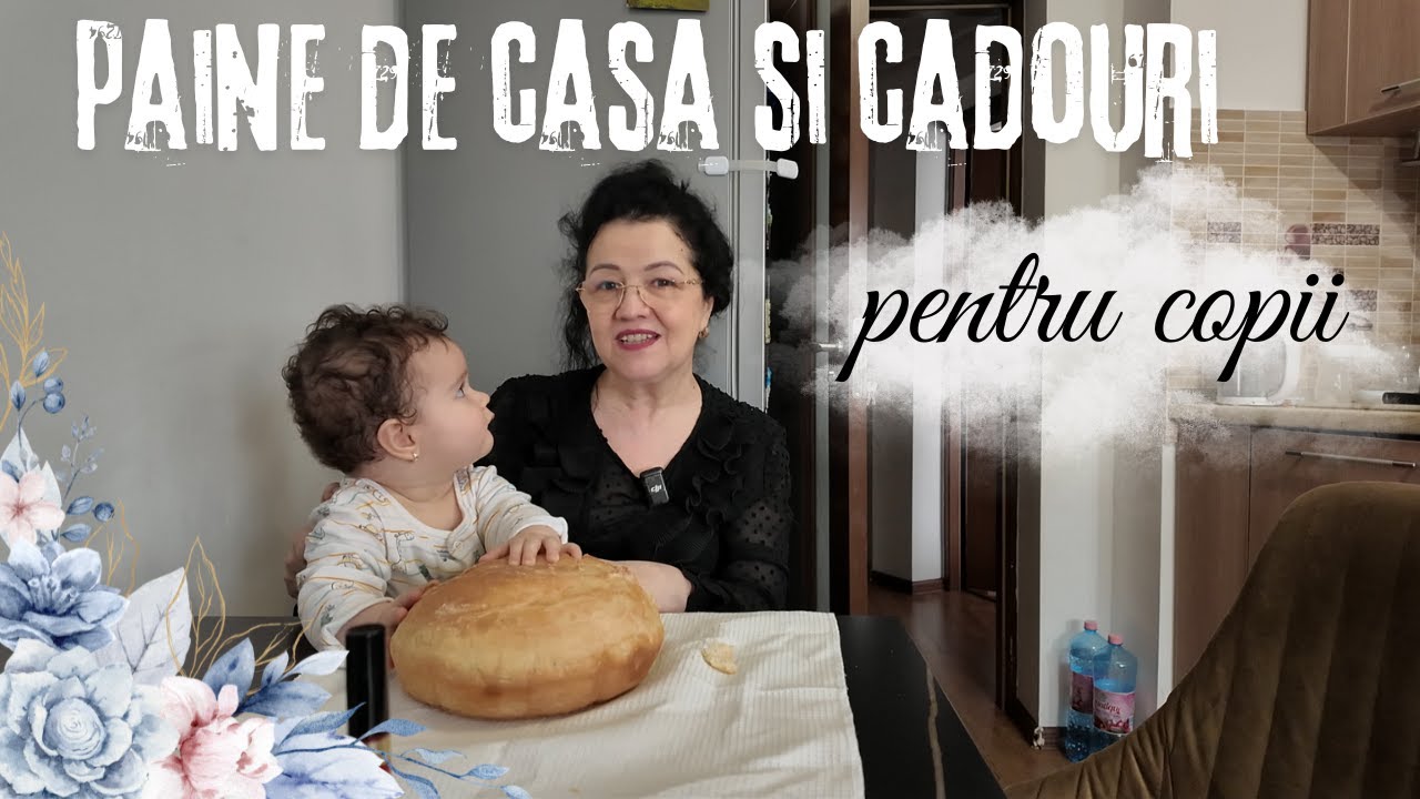 Am facut paine de casa si cadouri pentru copilasi