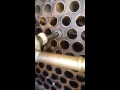 PJ Montagem - Troca de tubos do pré AR - mandrilhando uma caldeira