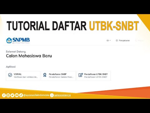 Tonton Video Ini Yang Mau Daftar UTBK SNBT 2024