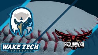 Wake Tech Baseball vs. Catawba Valley (Game 1)
