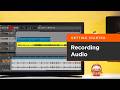 Primeros pasos: Grabación de audio en Bitwig Studio