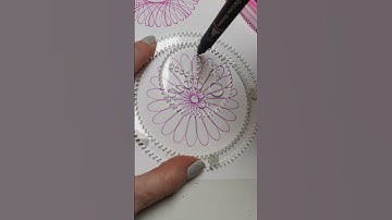 Spirograph Aesthetic Small Drawing #result #artshorts