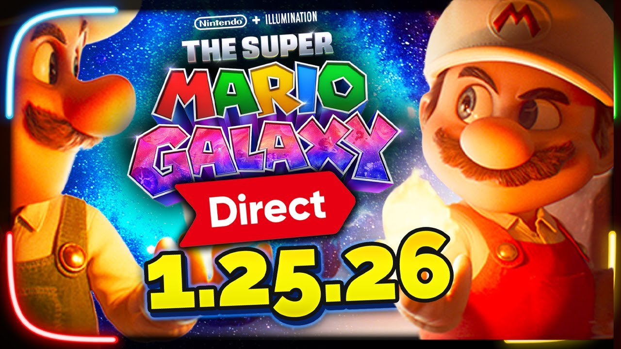 WHOA!  A SUPER MARIO GALAXY MOVIE DIRECT IS COMING SUNDAY!!
