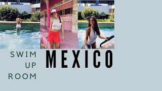 TRAVEL VLOG: swim up pool in mexico