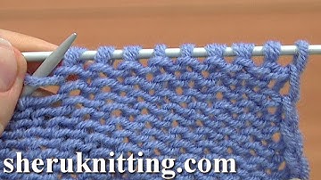 How to Knit the Purl Stitch One Way Tutorial 3 Part 1 of 2 Knitting Basics