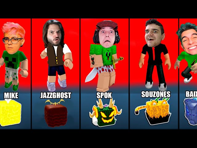 BLOX FRUITS: JAZZGHOST vs SOUZONES quem e o MELHOR JOGADOR 