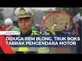 Kecelakaan di Tanjakan Selarong Puncak, Mobil Boks Tabrak Sepeda Motor: Ibu &amp; 2 Anak Terluka
