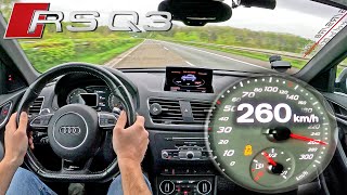 AUDI RSQ3 2.5 TFSI - TOP SPEED on AUTOBAHN by AutoTopNL 20,894 views 1 day ago 8 minutes, 1 second