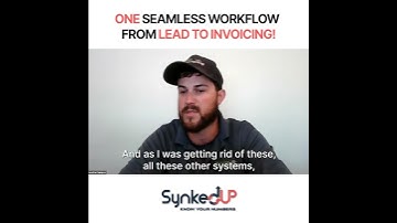 One Seamless Workflow From Lead To Invoicing!