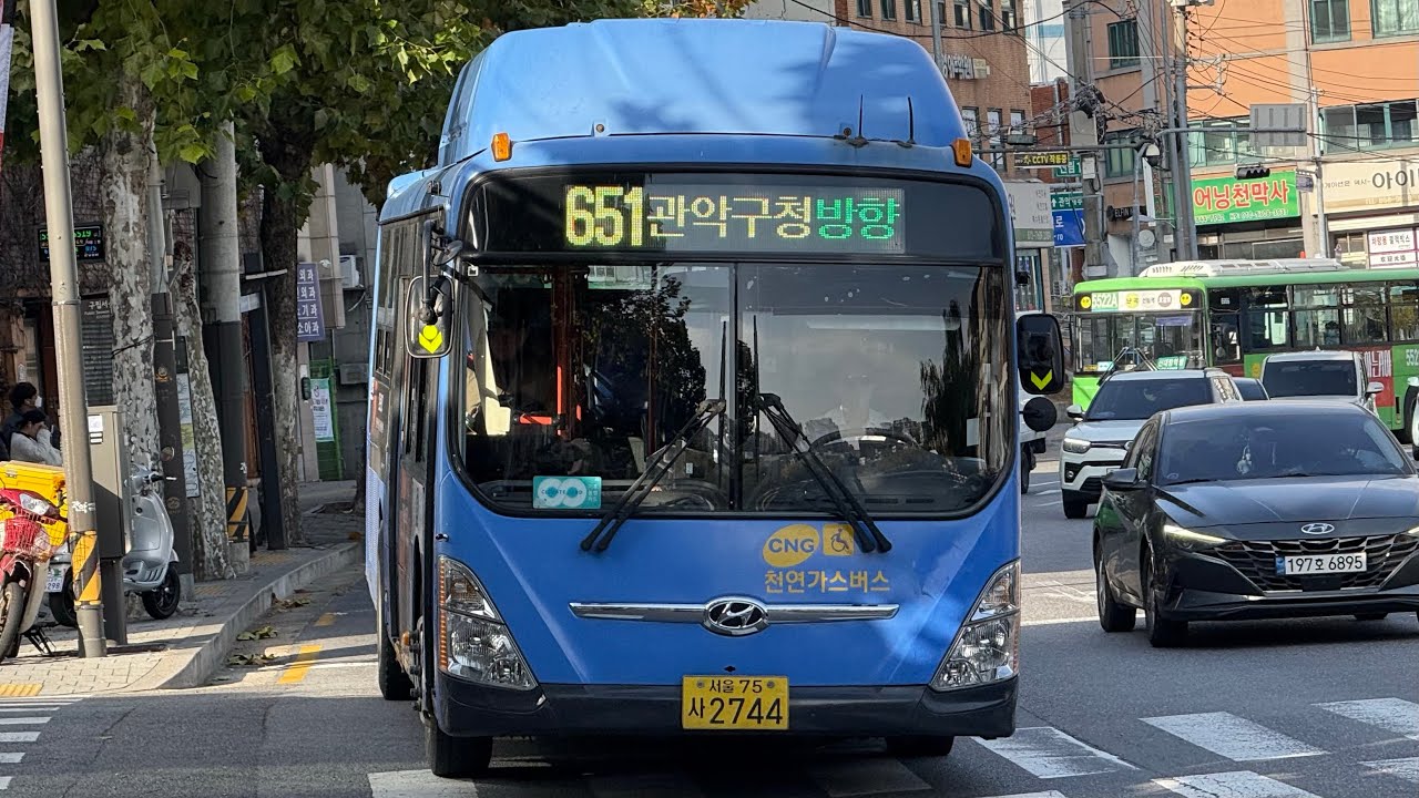 [현재는 대차] 서울651번 14년식(2744) 주행영상 (김포교통 14년식 전멸)