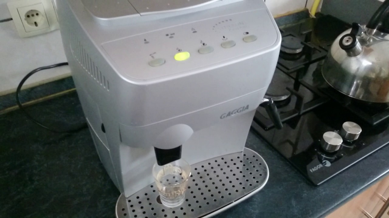 Gaggia syncrony compact darálós kávégép, kávéfőző - YouTube
