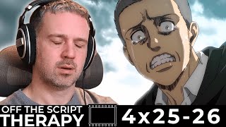 Therapist REACTS to Attack on Titan 4x25-26 | Night of the End | Traitor screenshot 3