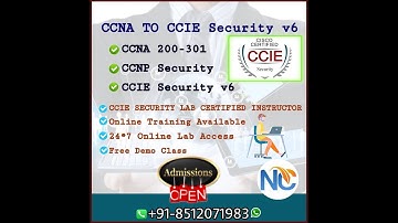 Cisco Security Online & Classroom Training with Mr Atin Gupta CCIE Security #61100