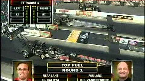 Doug Kalitta Bob Vandergriff TFD Rnd1 Eliminations...