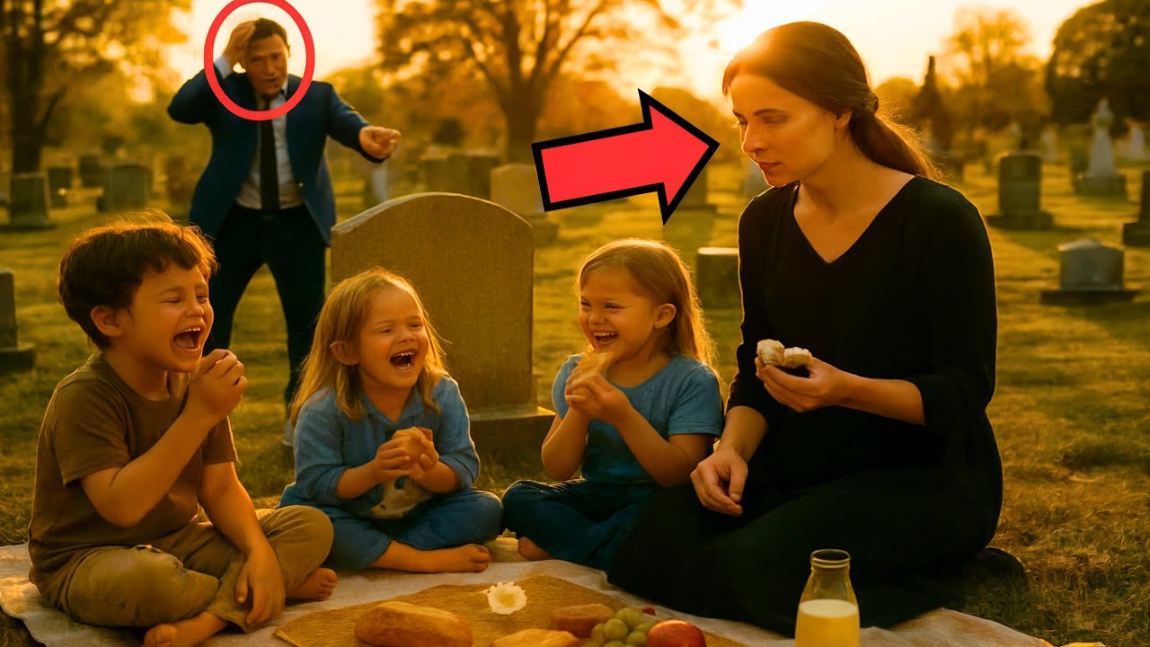 BUSINESSMAN SEES SINGLE MOTHER HAVING A PICNIC ON TOP OF HIS SON'S GRAVE, AND THE TRUTH COMES OUT