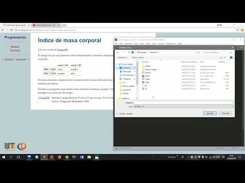 INDICE DE MASA CORPORAL (PROGRAMA EN PYTHON)