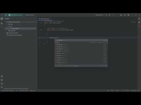 Hello World - Java Programming