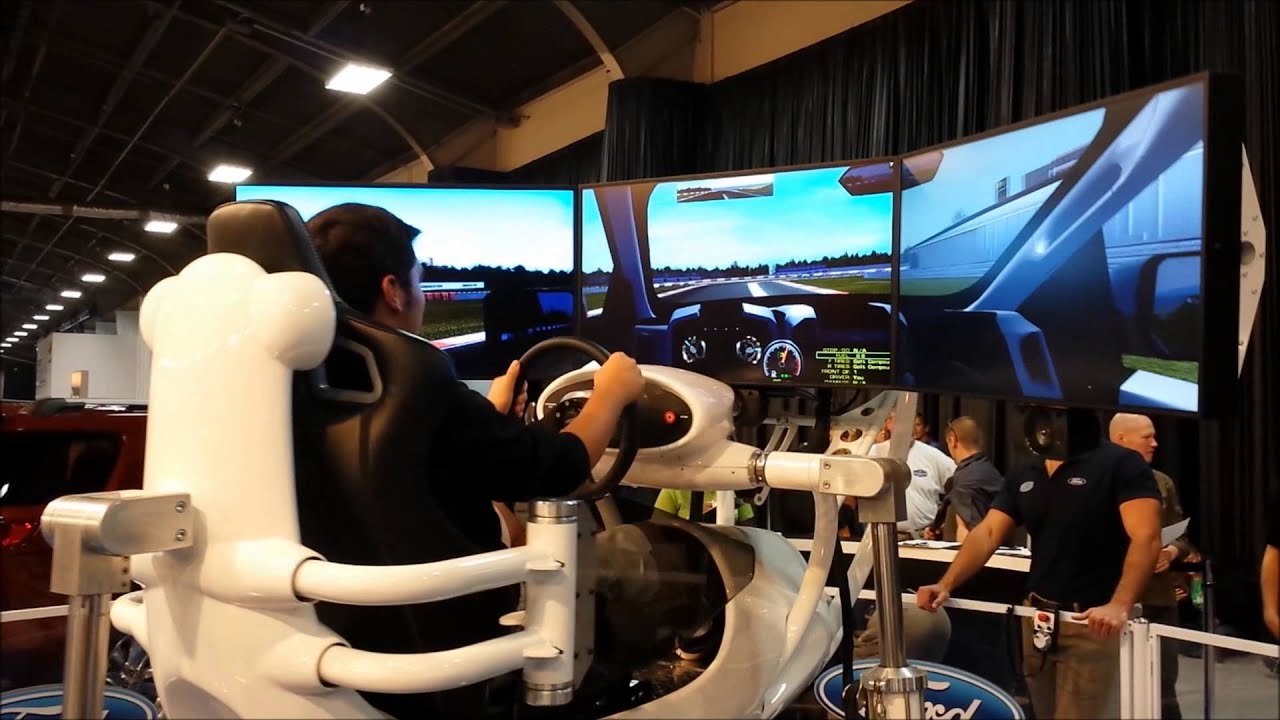 Race Car Simulator - State Fair of Texas - YouTube