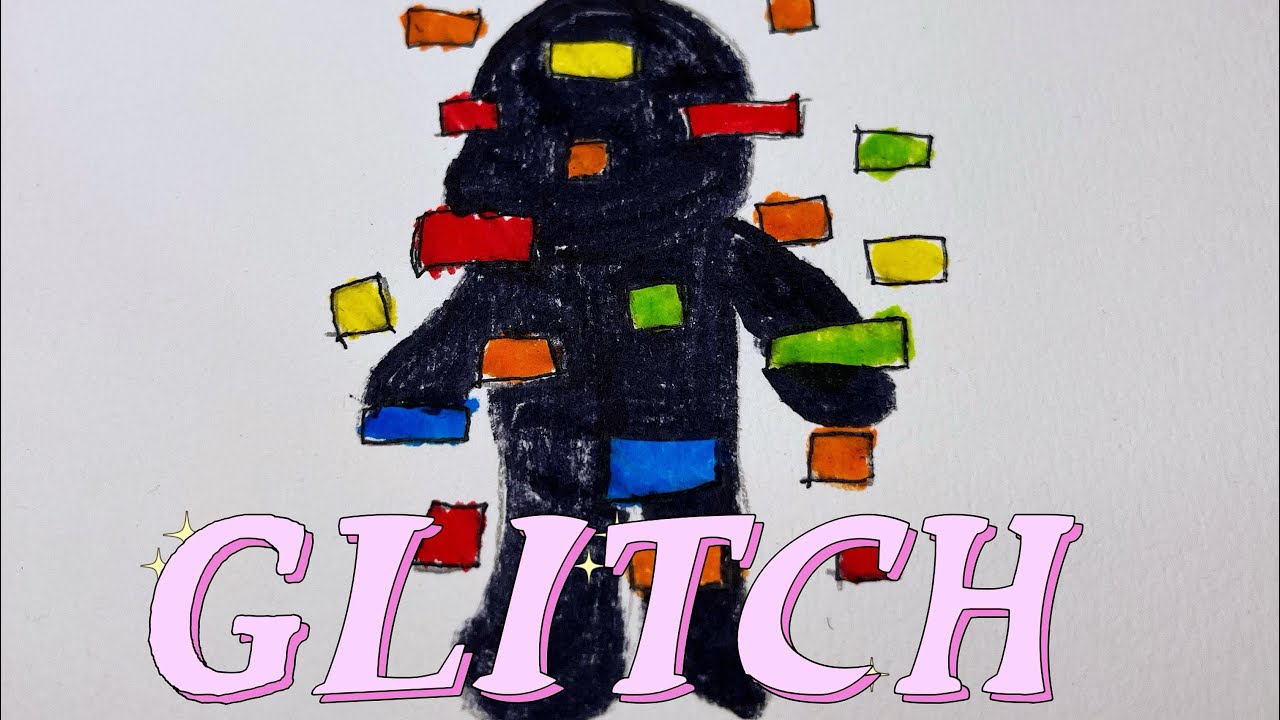 How to draw Glitch (Doors) #shorts 