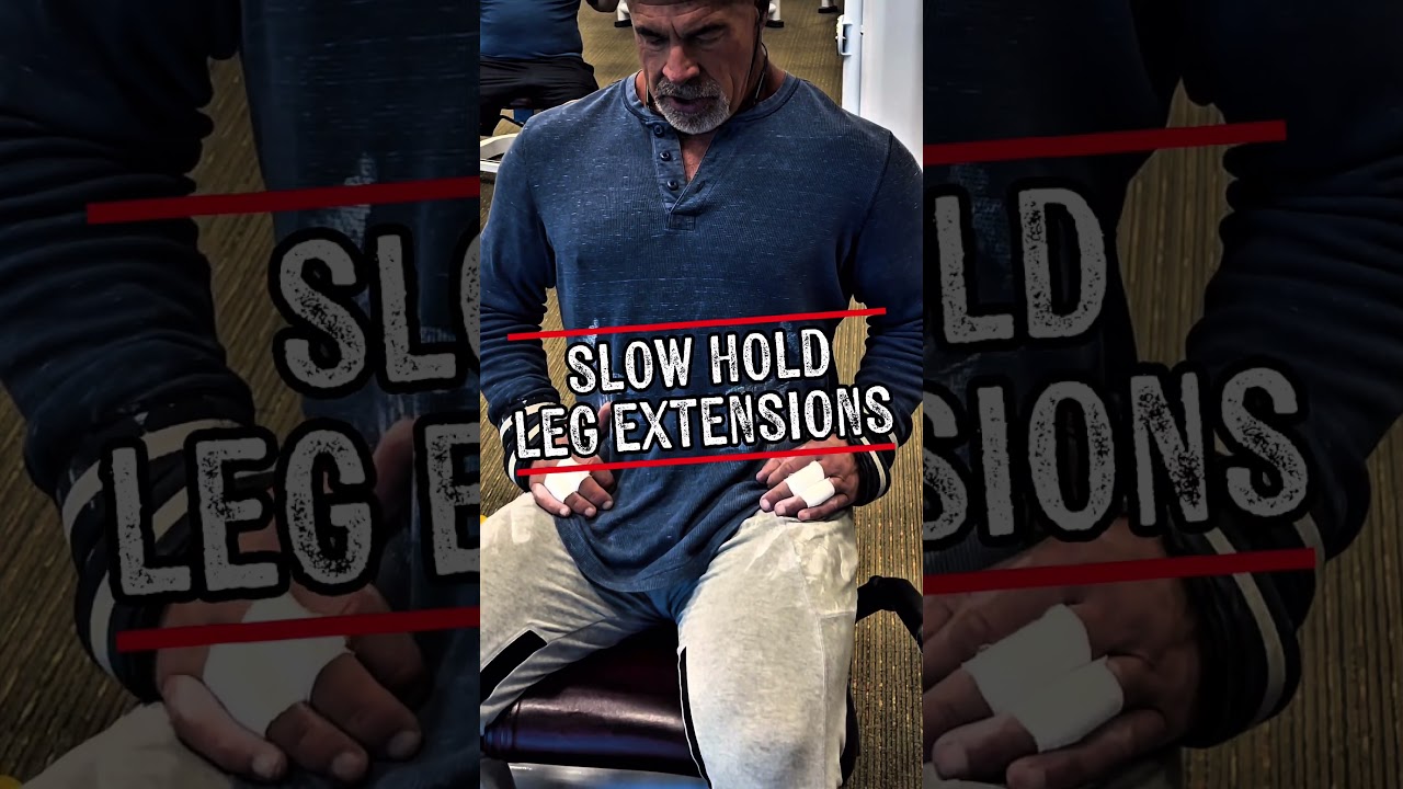 SLOW HOLD LEG EXTENSIONS #quads #legs #workout #motivation #workouttips