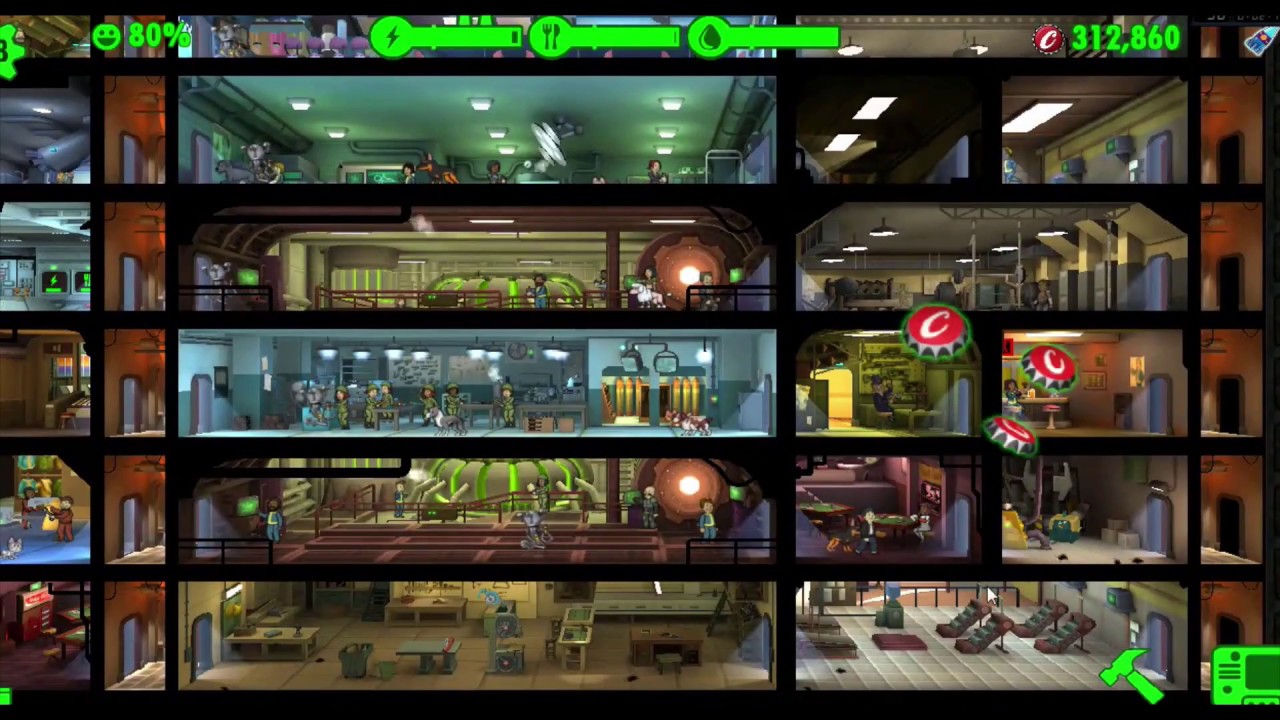 Fallout Shelter - Una muestra de mi pequeño refugio - Gameplay