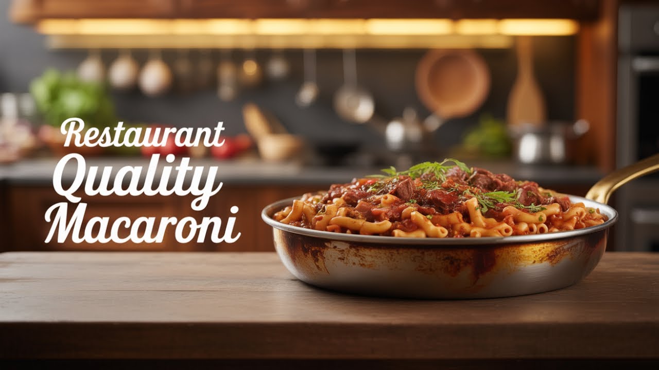Turkish Beef Macaroni Recipe That Tastes Restaurant Quality