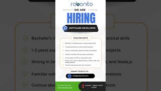 Fullstack Freshers job in robitino