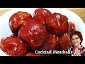 Mama's Cocktail Meatballs are a Great Appetizer for your Holiday Party!