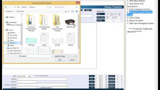 How to Create Cheque Template in Quickntree Cheque Printing software(Step 2)