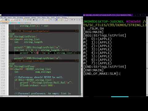 C99 #05[ Create a list of strings in C ]
