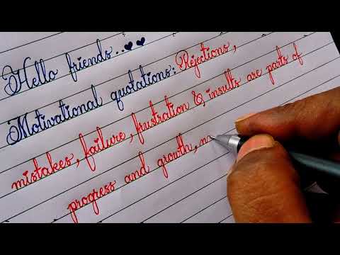 How to write beautiful cursive handwriting | neat writing | cursive writing #handwriting #cursive