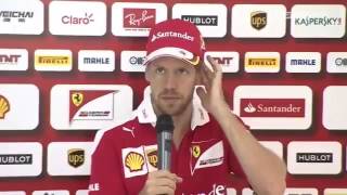 Interview with Vettel in Thursday - Belgian GP 2016