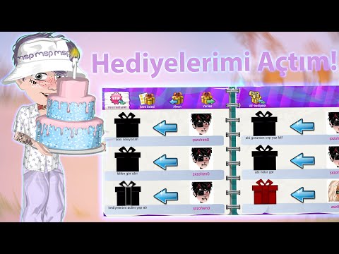 Msp - Sizden Gelen Hediyeleri Açtım !! 🎁