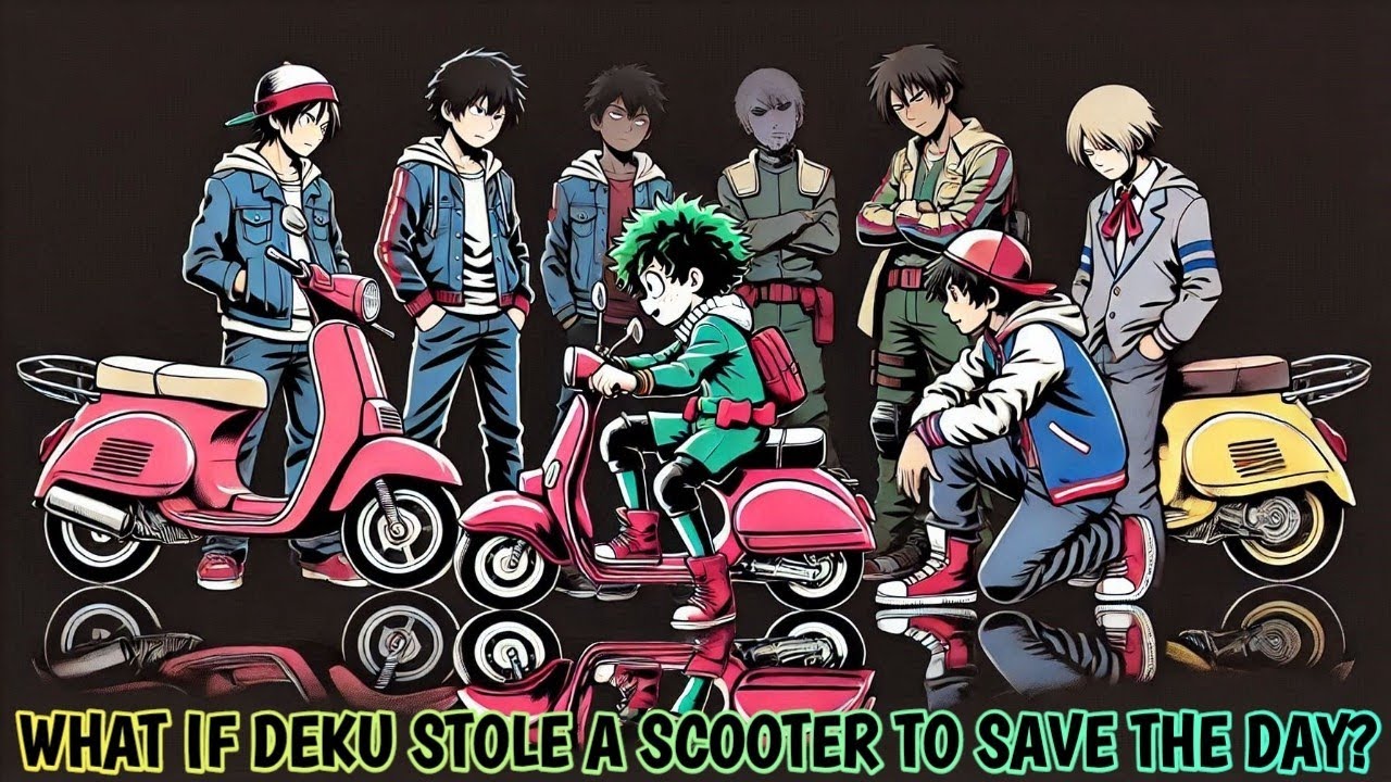 What If Deku Stole a Scooter to Save the Day?