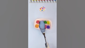 Satisfying eye palette color mixing #shorts #oddlysatisfying #satisfying #colormixing