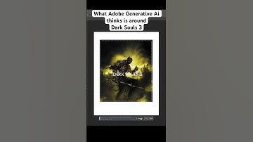 Photoshop Ai completes: Dark Souls 3 Cover Art [Generative Fill]