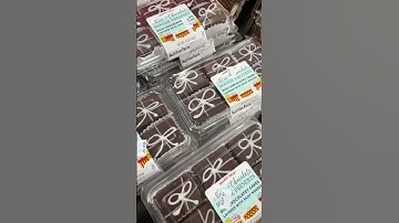 Mini Chocolate Mousse Presents 🎁| Trader Joe’s Find #shorts #traderjoes #groceryhaul #chocolatecake