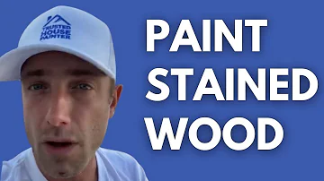 How To Paint Over Stained Wood | A few tips to consider | Painting Tips With the Pros