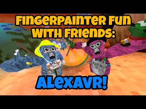 FINGERPAINTER FUN WITH FRIENDS: ALEXA! Part 1!