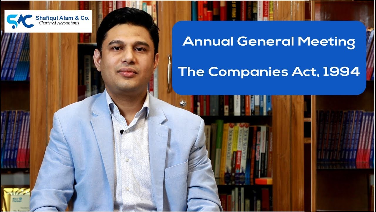 How to Arrange AGM of any Company I U/S- 81 of The Companies Act-1994