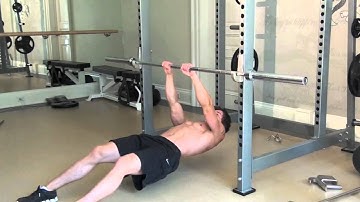 Inverted Row Exercise and Variations