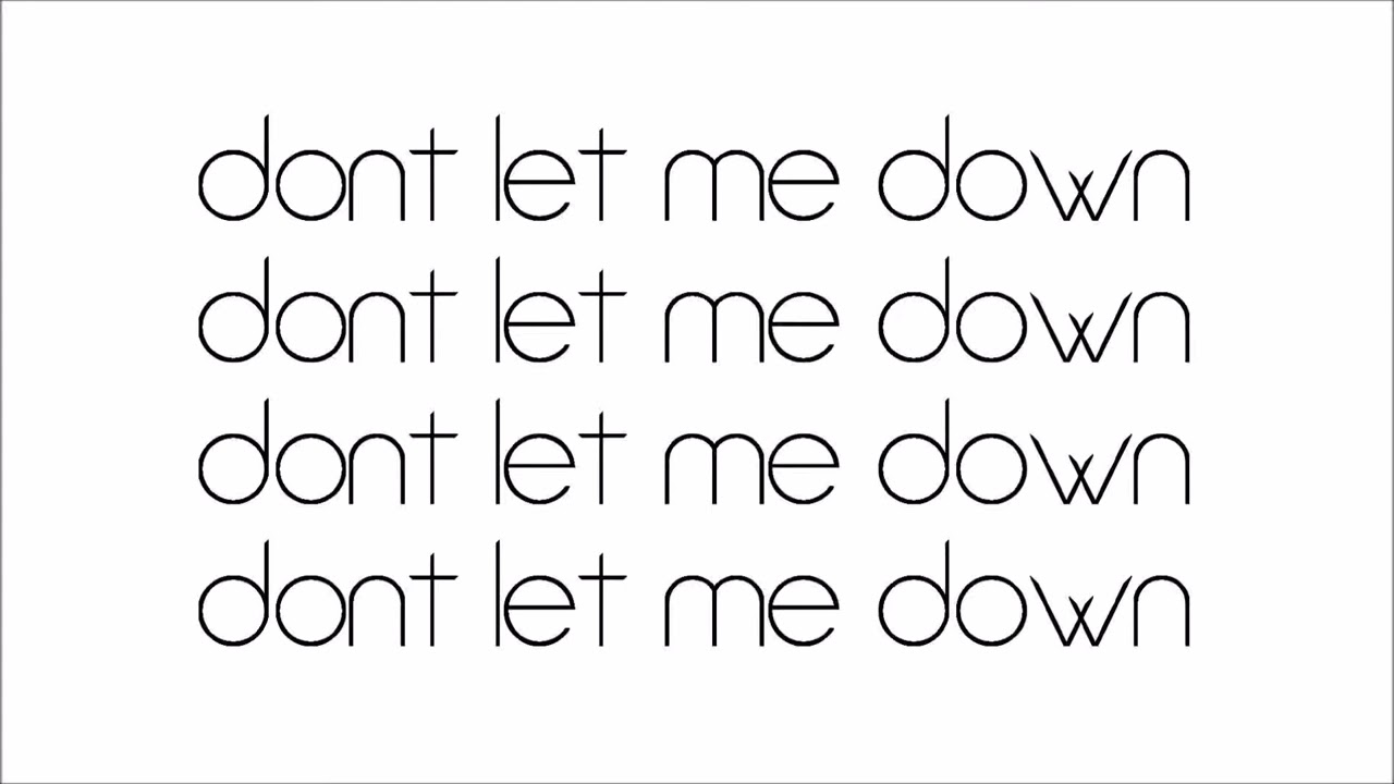 Dmc Mystic -  Don t Let Me Down (Regular mix)