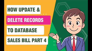 how to update and delete the records using c# windows application