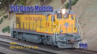 鉄道模型 ATLAS GE B23 7 Union Pacific 103 8122 HO Scale DCC B23-7 Atlas Locomotive Dan's Models - YouTube