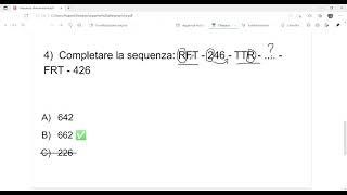 Sequenze alfanumeriche - quiz di logica per concorsi