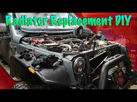 DIY How to Replace A Radiator in a Jeep Wrangler JKU